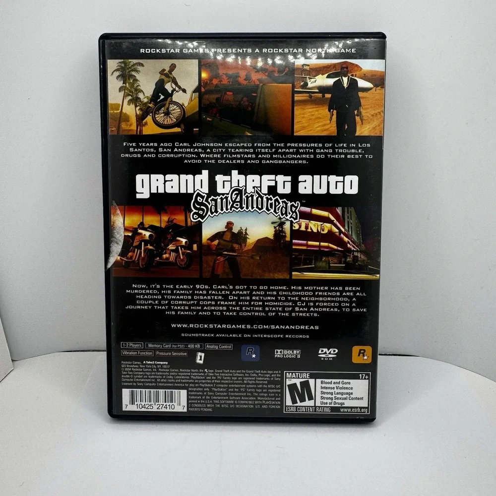 Rockstar Games Grand Theft Auto: San Andreas | Sony PlayStation 2‎ PS2